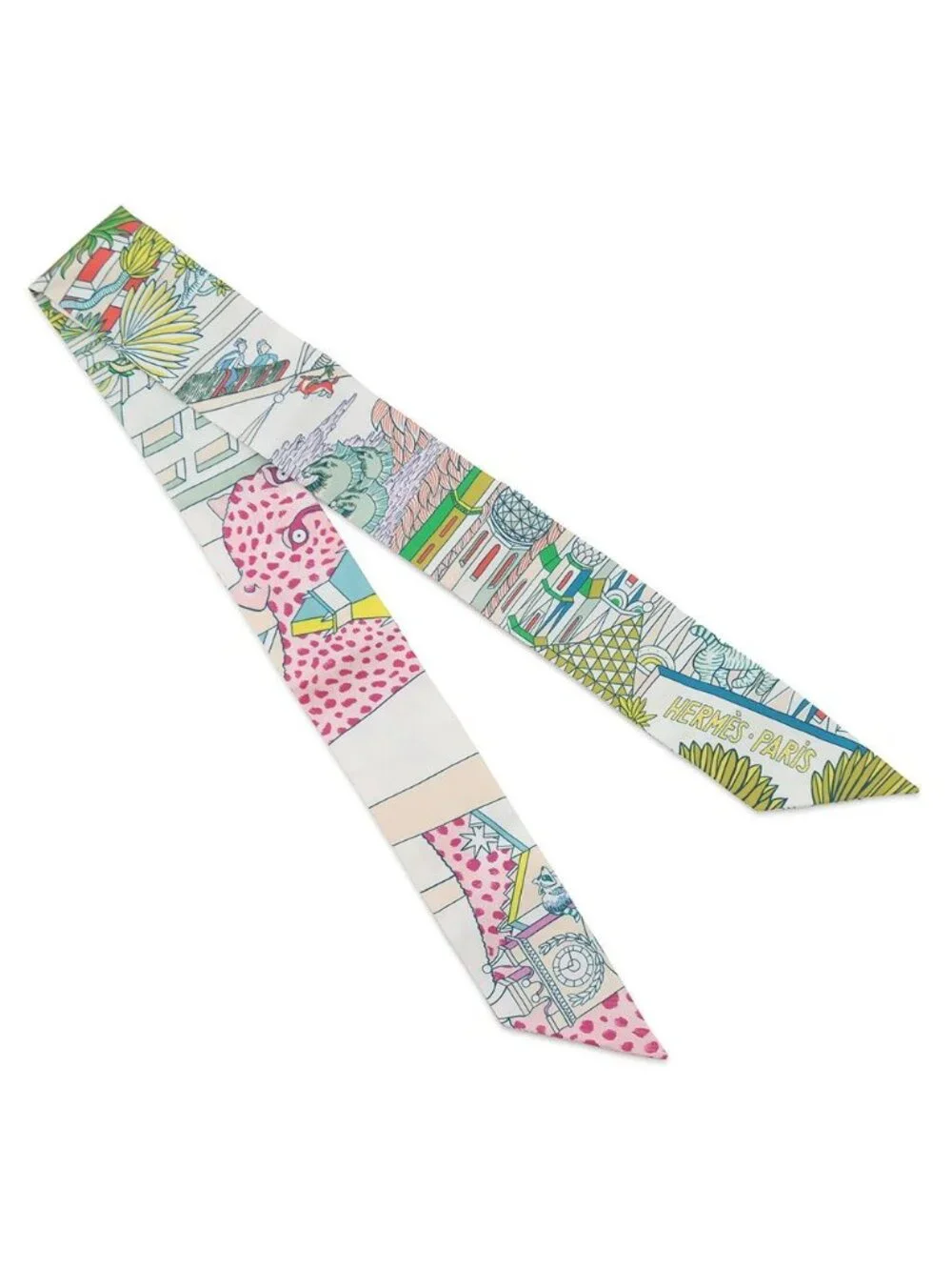 Hermes Scarf Twill Animapolis Silk - Picture 3 of 8